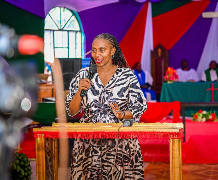 PS Mary Muthoni Champions Hygiene, SHA Registration, and Quality Care Bill at ACK St. Michael Kavuti Church
