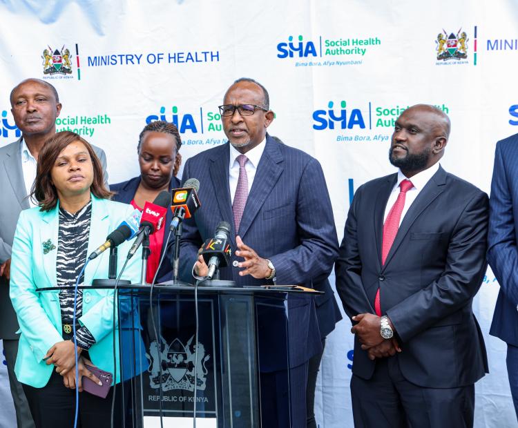 CS Duale Calls on Kenyans to Enrol in Social Health Insurance and Uphold Accountability in the Health Sector