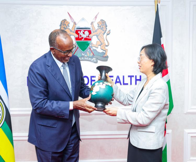 Health CS Hon. Aden Duale Engages Chinese Delegation on Local Vaccine and Pharmaceutical Production Partnership