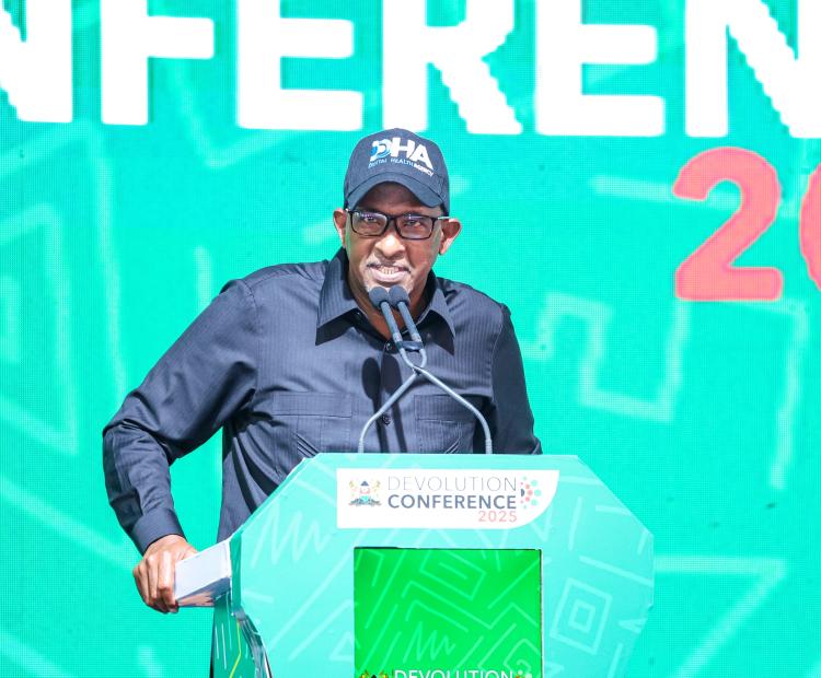 CS Duale Underscores UHC Reforms as Drivers of Equity and Social Justice in line with the 9th Devolution Conference theme.