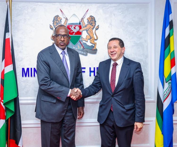 Health CS Aden Duale Meets Algerian Ambassador to Advance Health Cooperation