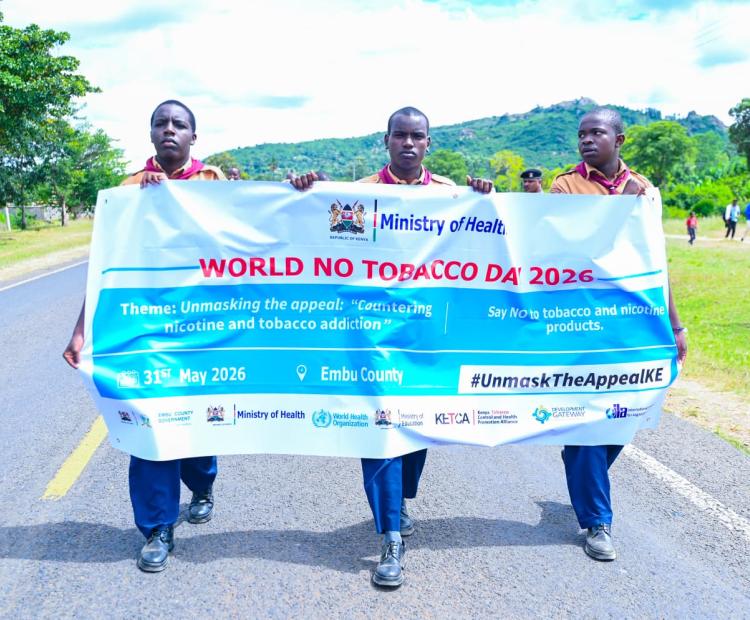 Kenya Marks World No Tobacco Day 2026 with Renewed Commitment to Protect Youth from Nicotine Addiction