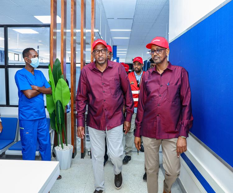 CS Duale Commissions Northern Regional Blood Transfusion Centre in Garissa