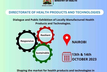 Dialogue and Public Exhibition of Locally Manufactured Health Products and Technologies