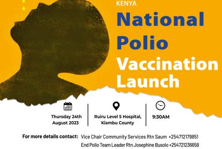 Kenya National Polio Vaccination Launch